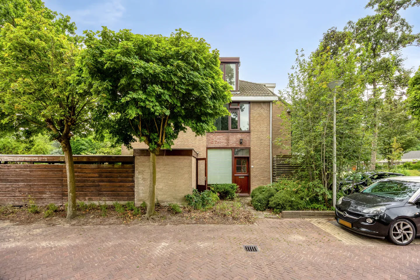 Voorgevel in de huidige staat